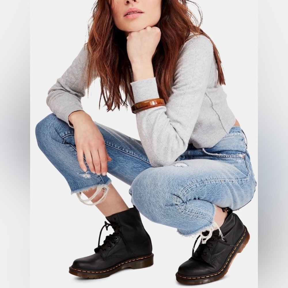 Free people We the free Good Time Relaxed Jeans. Color November Rain